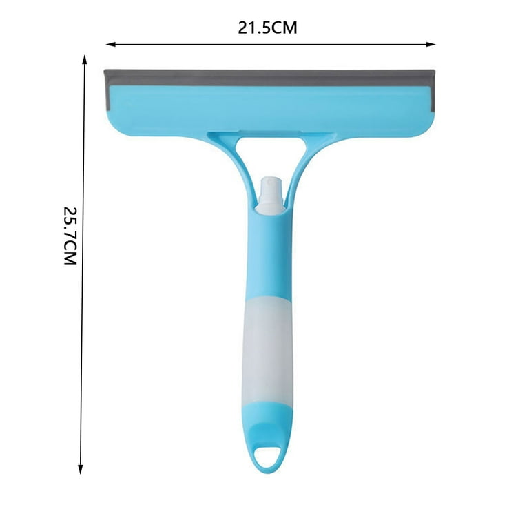 Alloet 3-in-1 Glass Wiper Double-Sided Window Cleaner Brush Home Cleaning Tools (Blue), Size: 1Pcs