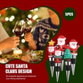 thumbnail image 5 of 5 PCS Wine Bottle Stopper,Wine Stopper,Christmas Decorative Wine Saver, Reusable Wine C pvc+Metal 0957, 5 of 9