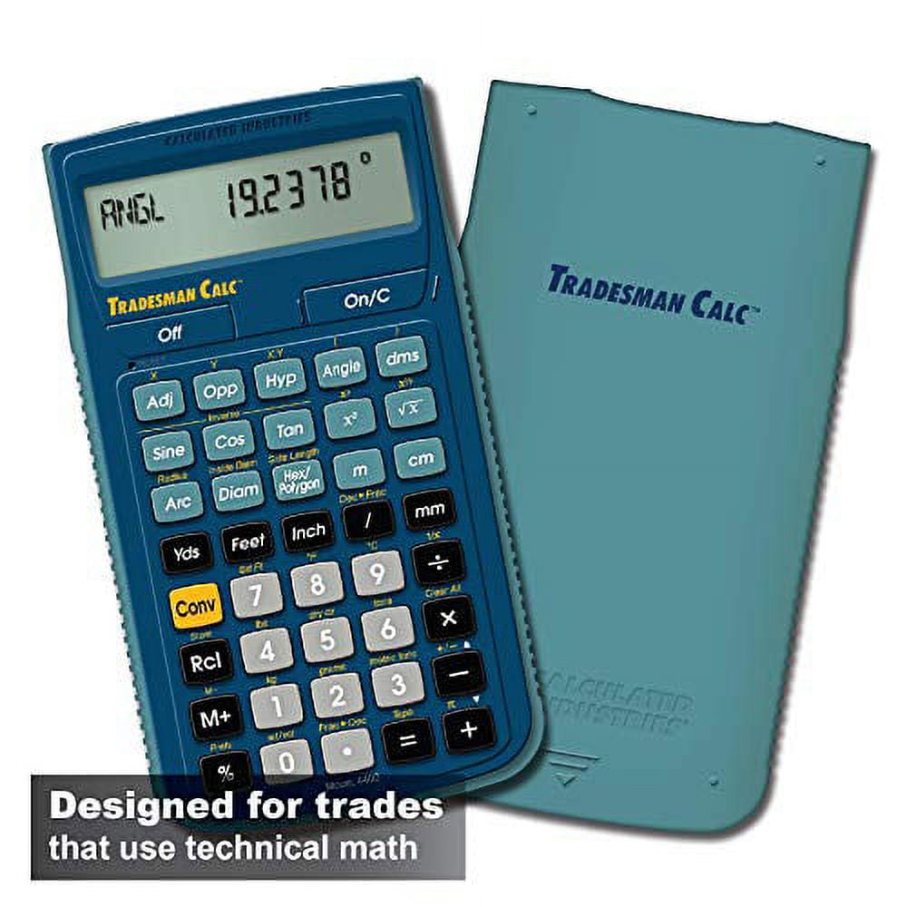 calculated industries 4400 tradesman calc trades math and conversion calculator