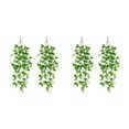thumbnail image 1 of Kearding 2 plantas artificiales elegantes para interior o exterior, plantas artificiales de aspecto realista que cuelgan manzanas verdes. Manzanas verdes 2Conjunto, 1 of 6