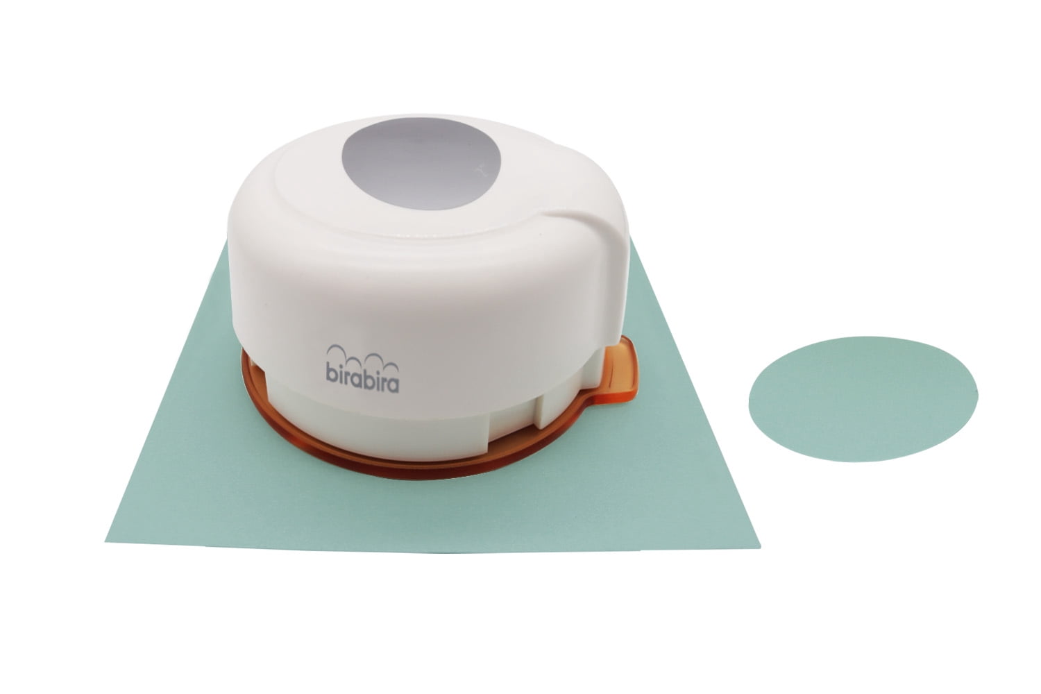 Bira Craft Magnetic Oval Punch - Punches 1 5/8" X 2 5/16" Window, Anywhere Placement For Cards & Scrapbooking