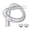 10 Feet-1'' ID, variant on Flexible PVC Suction Tubing 6.5 Feet 2" ID Heavy-Duty Steel Wire Reinforced