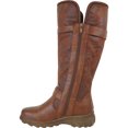 thumbnail image 3 of kozi Canada Women Waterproof Knee High Wide Calf Winter Casual Riding Boot ELEA-6 Fur Boot Side Zipper Removable Insole Brown - Order Half Size Up, 3 of 9
