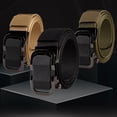 thumbnail image 5 of NIBOLOG Nylon Belt Toothless Fine Workmanship Strong Automatic Buckle Nylon Waist Belt for Work, 5 of 8