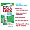 thumbnail image 3 of Pegamento Kola Loka Industrial KLI-2000 Viscosidad Media 10 g, 3 of 4