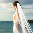 thumbnail image 3 of ORDDIART Costume Wedding Veil for Brides in White Polyester Fiber 1Pcs, 3 of 6