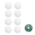 thumbnail image 3 of Mini Balones De Fútbol Pelotas De Mesa Divertidas Para Niños Adultos Resina Abs De Alta Elasticidad Balones De Fútbol Pequeños Para Juego De Fútbol De Mesa Blanco 8 Unids/Pack 1,41 Pulgadas Guardurnaity OD005511-00, 3 of 7
