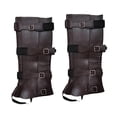 thumbnail image 3 of Fundas para botas , regalo para hombres, zapatos góticos medievales de estilo vintage cómodos Café, 3 of 8