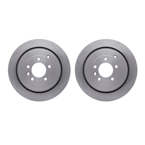 Dynamic Friction Company Rear Brake Rotors 6002-11010