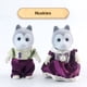 thumbnail image 3 of Rabbit Doll 1/12 Micro Dollhouse Reindeer Sheep Elephant Squirrel Family Kitchen Toy Miniature Furniture Set Girl Toy Gift, 3 of 5