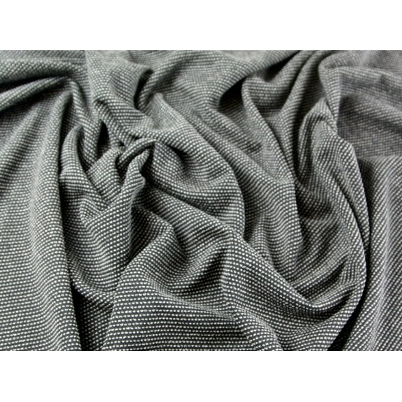 Heavy Boucle Stretch Jersey Dress Fabric Brown - per yard