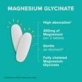 thumbnail image 2 of Qunol Magnesium Glycinate 300mg, 100% Glycinate Chelated Magnesium, 150ct, 2 of 10