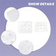 thumbnail image 5 of 2pcs Sphere Ball Silicone Bead Molds with Holes Round Epoxy for Jewelry,Polymer Clay Soap Making,Cab, 5 of 5