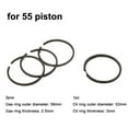 thumbnail image 1 of Air Compressor Piston Ring Pneumatic for 55 70 80 90 95 for Fs100 105 Fs120 Cylinder 55, 1 of 7