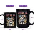 thumbnail image 4 of Happy New Year with Schnauzer Fireworks Holiday Xmas Winter 2025 Mug Miniature Schnauzer Dog Lover Coffee Tea Cup - 00025, 4 of 4