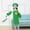 Green, variant on Liyamei Kid Art Smock Apron With Sleeve And Hat Three Piece Set For Children Printed Artist Painting Aprons Smocks With Long Sleeve Girls Tops Size 9-12 Years