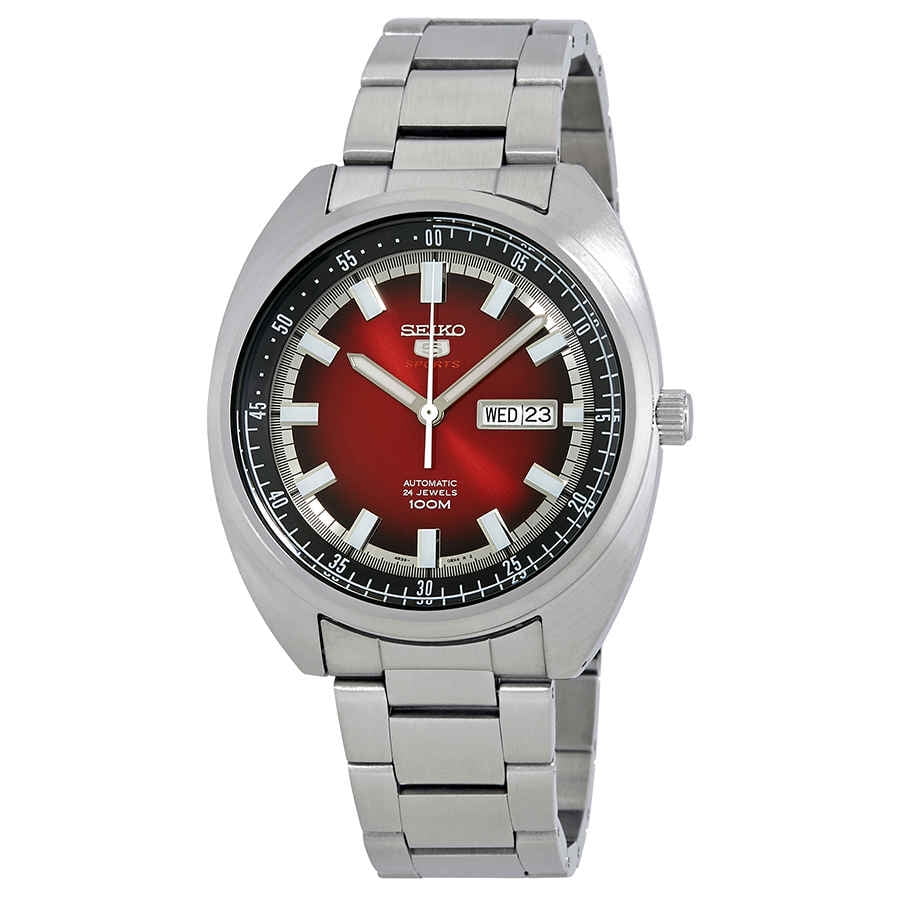 seiko red dial watch