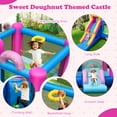 thumbnail image 4 of Costway Inflatable Bounce House with Slides, Jumping Area, Climbing Wall, Basketball Hoop, 4 of 10