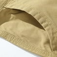 thumbnail image 4 of WREESH Men's Cargo Shorts Casual Fashion Shorts with Multi-Pocket Button Zipper Short Pants Outdoor Workout Shorts Khaki, 4 of 9
