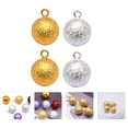 thumbnail image 2 of Miangastore Handicraft Pendants Bell Pendant Copper 4Pcs 0.55x0.55x0.55In, 2 of 8