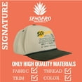 thumbnail image 6 of Sendero Provisions Co. 50 Cent Worms Poly/Cotton Twill Snapback Hat (Off-White), 6 of 9