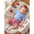 thumbnail image 5 of BemeyourBBs Toddler Baby Boy 4th of July Outfit Baby Boys Memorial Day Independent Day Outfit Patriot American Flag Popsicle Short Sleeve Shirt and Plaid Shorts 2 Pcs Set Toddler Boy Summer Outfit, 5 of 9