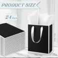 thumbnail image 2 of Yeaqee Paquete de 24 Bolsas de Regalo de Papel en Blanco y Negro 23x18x8 cm, 2 of 6