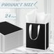 thumbnail image 2 of Yeaqee Paquete de 24 Bolsas de Regalo de Papel en Blanco y Negro 23x18x8 cm, 2 of 6