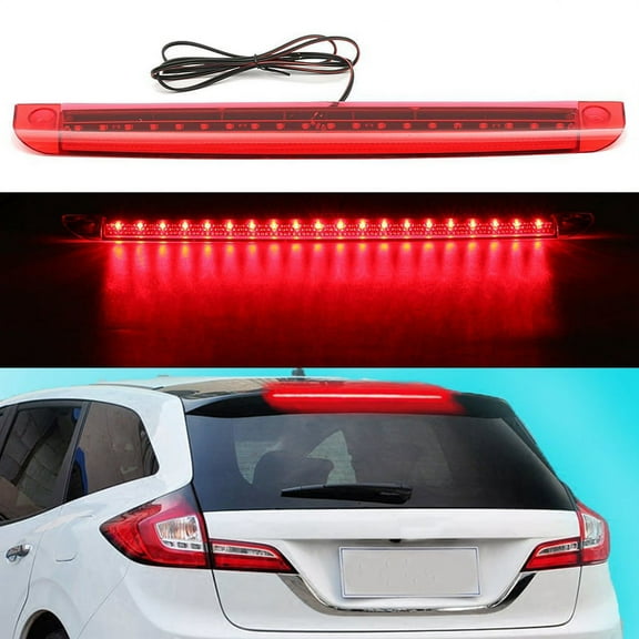 Universal Car Red 12V 20 LED 3RD High Mount Brake Tail Stop Light