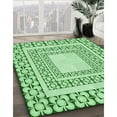 thumbnail image 2 of Ahgly Company Indoor Rectangle Patterned Light Green Area Rugs, 2' x 3', 2 of 6