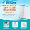 thumbnail image 2 of Hurricane HF8450 Replacement Spa Filter Cartridge for PCS50N and Unicel C-8450, 2 of 9