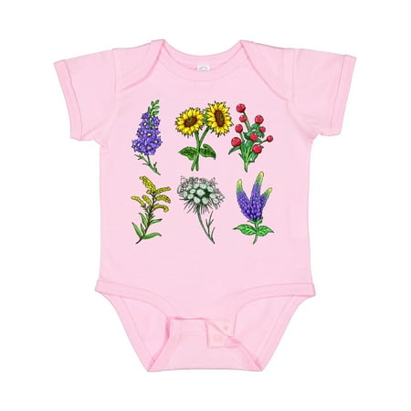 

Inktastic Group of Beautiful Wildflowers Boys or Girls Baby Bodysuit