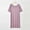 Purple, variant on Naittoop Nightgown for Women Modal Sleepshirts Short Sleeve Nightshirt Plus Size Night Gown Sleepdress Soft Comfy Nightdress