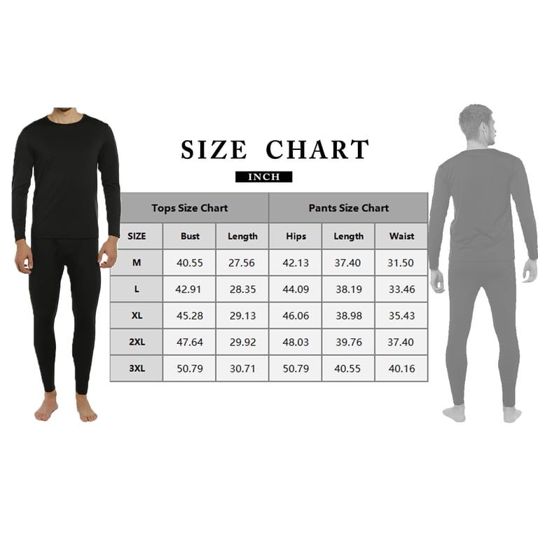 Gents Bliss Men's Thermal Underwear Fleece-Lined Set photo 8
