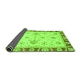 thumbnail image 2 of Ahgly Company Indoor Rectangle Abstract Green Modern Area Rugs, 2' x 4', 2 of 4