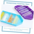 thumbnail image 4 of 10 Sets Drill Plate Set bead tray diamond tray dividers tool tray Diamond Art Trays diamond beads bead sorting tray diamonds storage tray drawing tool Multipurpose plastic, 4 of 5