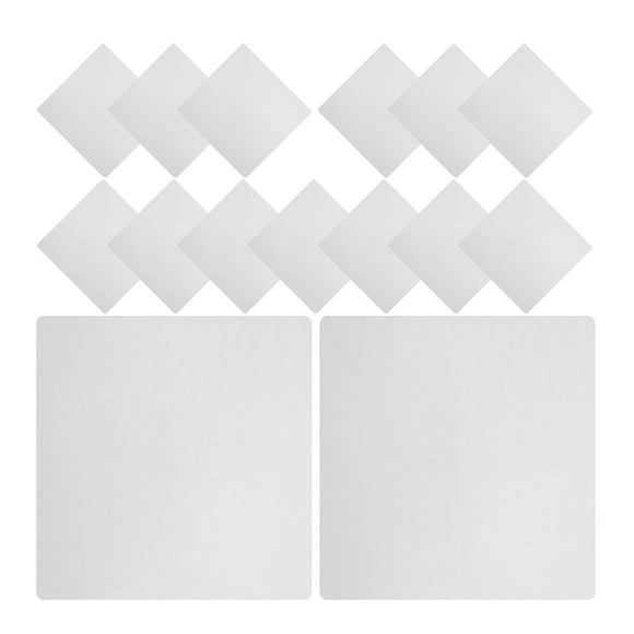 Papeles de filtro cualitativo cuadrados, 15 Uds., papeles de filtro cualitativos, papeles de filtro de laboratorio