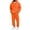 Saffron_008, variant on Domuza Mens 2 Piece Sweat Suit, Soft Stretch Hoodie and Jogger Pants, Comfortable Athletic Lounge Set Light Gray XL