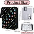 thumbnail image 2 of 1pc 400 Pockets Photocard Blinder Album A5 Trading Card 50 pages Binder Holder Photo PU Leather Cards Snapshots Organizer Collect Book Individual with Handle Zipper Gift for Women Family, 2 of 8