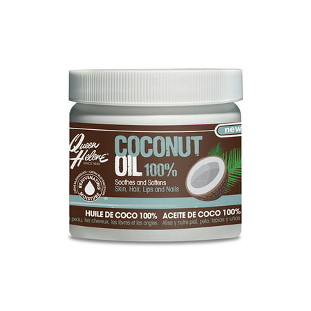 Queen Helene 100% Coconut Oil for Body, Hair, Lips and Nail, 10.75