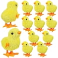 thumbnail image 1 of 12 Pcs Wind Up Chick Toys Wind-Up Jumping Cute Small Chicks Plush Chicken Walking Toy Plush Chicks For Kids Goodie Bags Party Favors, 1 of 4