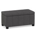 thumbnail image 2 of Simpli Home Dover 36W Small Storage Ottoman Bench, 2 of 13