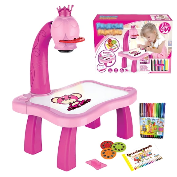 CYFW Kids Drawing Board Art Set Toys for Girls Ages 5-12 - Art Supplies Kits with Sketchbook, Crafts for 5 6 7 8 9 Year Old Girls, Birthday Gift for Artistic Children