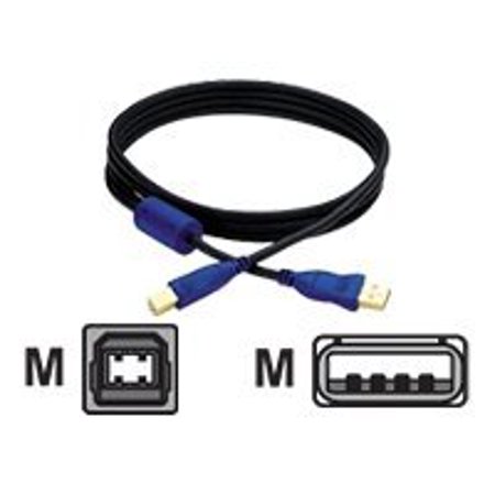 Adesso Accell Gold Series USB 2.0 Hi-Speed Device Cable - USB cable - USB (M) to USB Type B (M) - USB 2.0 - 10 ft