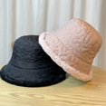 thumbnail image 4 of CoCopeaunts Reversible Bucket Hats Double Sided Fisherman Hat Keep Warm Winter Fluffy Basin Hat Thickened Windproof Cold Proof, 4 of 8