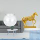 thumbnail image 2 of Adorno Transparente Para Pecera Pequeña, Cuenco Para Acuario, Jarrón, Mesa Para Oficina, Hogar, Plantas, Figura De Caballo, Decoración, Escultura De Animal, Figuras De Resina Para, 2 of 8