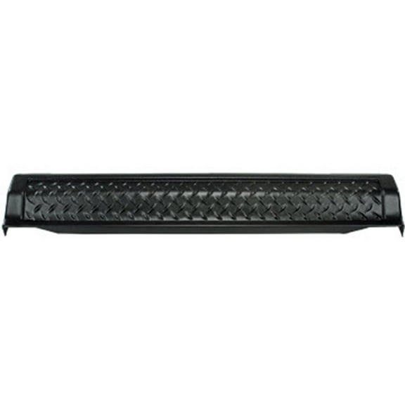 Rugged Ridge by RealTruck Tailgate Sill Body Armor for Wrangler TJ | Black Diamond Plate Thermoplastic | 11650.15 | Compatible with 1997-2006 Jeep Wrangler TJ