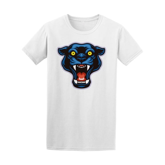 Expressive Black Panther Face Tee Men's -Image by Shutterstock