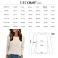 thumbnail image 6 of SUNBS Tunic Shirts for Womens Long Sleeve Tops Crewneck Dressy Sweaters Casual Blouses Trendy Clothes, 6 of 9
