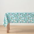 thumbnail image 2 of Lenox Spice Village Allover Tablecloth, Blue, 60"W x 120"L, 2 of 5